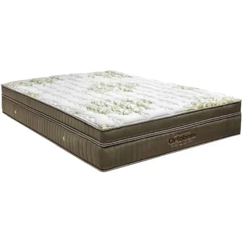 Ortobom Gold UltraGel colchão casal de molas cor dourado 188cm x 138cm x 32cm com doble pillow top